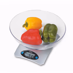 Haeger KS-05B.002B, Electronic kitchen scale, 5 kg, 1 g, Stainless steel, Plastic, Rectangle