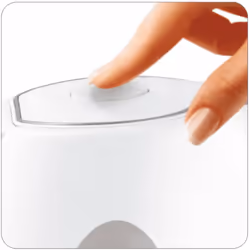 Haeger EK-15W.026A electric kettle 1.5 L 2200 W White