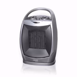 Haeger FH-15C.012A, Fan electric space heater, Ceramic, 90°, Indoor, Floor, Silver