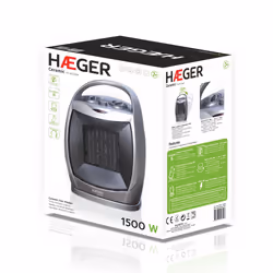 Haeger FH-15C.012A electric space heater Indoor Silver 1500 W Fan electric space heater