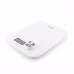 Haeger KS-DIG.008A, Electronic kitchen scale, 5 kg, 1 g, White, Square, Rotary