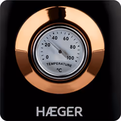 Haeger EK-22B.024A electric kettle 1.7 L 2200 W Black, Gold