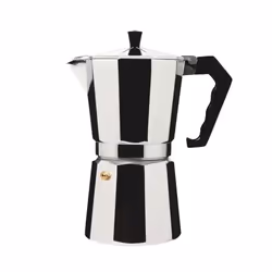 Haeger CP-06A.007A, Moka pot, Metallic, Aluminium, 6 cups, 1 pc(s)