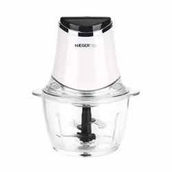 Haeger CH-30W.007A, 1.2 L, Black, Transparent, White, Glass, Stainless steel, Buttons, 300 W