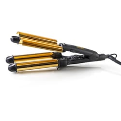 Haeger HR-45B.002A hair styling tool Curling iron Warm Black, Gold 45 W 2.5 m