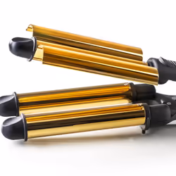 Haeger HR-45B.002A hair styling tool Curling iron Warm Black, Gold 45 W 2.5 m