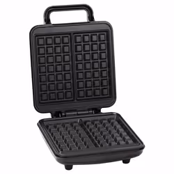 Haeger WM-140.001A, 2 waffle(s), Rectangular, Black, 1400 W, 220 - 240 V, 50/60 Hz