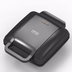 Haeger WM-140.001A waffle iron 2 waffle(s) 1400 W Black