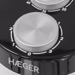 Haeger TF-032.004A household fan Black, White