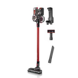 Haeger VC-22V.046A stick vacuum/electric broom 2-in-1 stick vacuum Battery Dry Cyclonic Bagless 0.6 L Black, Grey, Red