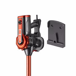 Haeger VC-600.048A stick vacuum/electric broom 2-in-1 stick vacuum AC Dry Cyclonic Bagless 0.6 L 600 W Black, Red