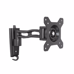 Haeger WB-T32.023A, 81.3 cm (32"), 75 x 75 mm, 100 x 100 mm, -15 - 15°, 60°, Black