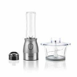 Haeger LQ-2E1.009A blender 0.6 L Sport blender 500 W Grey, Stainless steel