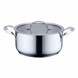Haeger PA-18H.001A, Round, All-purpose pan, Stainless steel, Stainless steel, 18 L, Ceramic, Electric, Gas, Induction