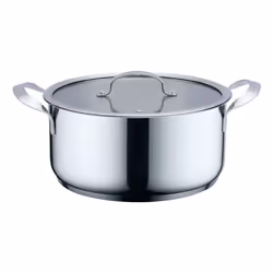 Haeger PA-24H.003A, Round, All-purpose pan, Stainless steel, Stainless steel, 24 L, Ceramic, Electric, Gas, Induction