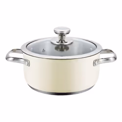 Haeger PA-18H.006A, Round, All-purpose pan, Beige, Stainless steel, Stainless steel, 18 L, Ceramic, Electric, Gas, Induction