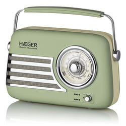 Haeger RB-GRE.001A radio Portable Analog Green