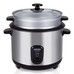 Haeger RC-18L.001A rice cooker 1.8 L 700 W Stainless steel