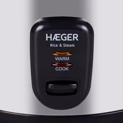 Haeger RC-18L.001A rice cooker 1.8 L 700 W Stainless steel
