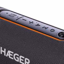 Haeger SP-10W.003A portable/party speaker Stereo portable speaker Black