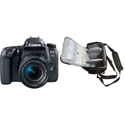 CANON EOS 77D + EF-S 18-55mm F3.5-5.6 IS STM + Bag