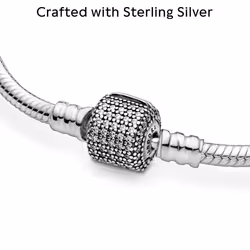 Pandora Moment Iconic Sterling Silver Charm Bracelet 590702HV-16 For Women