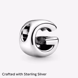 PANDORA Jewelry Letter G Sterling Silver Charm