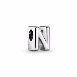 Pandora Letter N Alphabet Charm - Compatible Moments Bracelets - Jewelry for Women - Gift for Women in Your Life - Made with ...