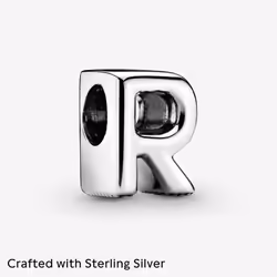 Pandora Letter R Alphabet Charm - Compatible Moments Bracelets - Jewelry for Women - Gift for Women in Your Life - Made with Sterling Silver