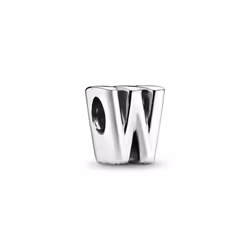 Pandora Letter W Alphabet Charm - Compatible Moments Bracelets - Jewelry for Women - Gift for Women in Your Life - Made with ...