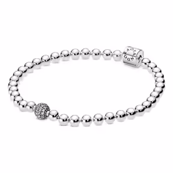 Pandora 598342CZ, Beaded bracelet, Female, Sterling silver