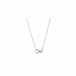 Pandora Moments Women's Sterling Silver Sparkling Infinity Collier Pendant Necklace, 50cm