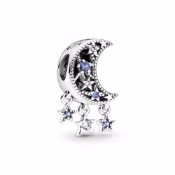 Pandora Star & Crescent Moon Charm Bracelet Charm Moments Bracelets - Stunning Women's Jewelry - Gift for Women - Made with S ...