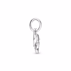 Pandora Blue Butterfly And Quote Double Dangle Charm 790757C01 For Women