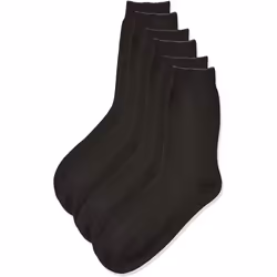 Jack and Jones Men's 3-Pack Cotton Fipo Calf Socks, Black, One Size
