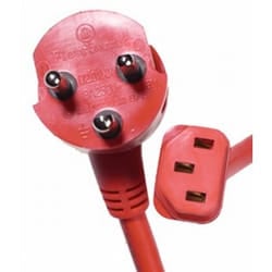 Mercodan 920140 power cable Red 1 m