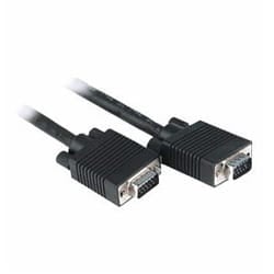 Mercodan D-Sub/D-Sub 2.0m VGA cable 2 m VGA (D-Sub) Black