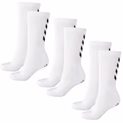 hummel 022140-9001-12, Classic socks, White, Adult, Unisex, Sport, Cotton