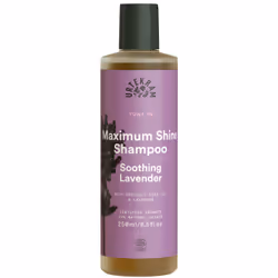 Urtekram Soothing Lavender Maximum Shine Shampoo, 250ml, 250 ml, Shampoo, Non-professional, Women, All hair, All colours