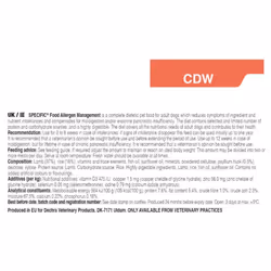 Dechra Specific CDW Food Allergy Wet Dog Food Foils 6 X 300G