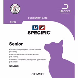 Dechra Specific FGW Senior Cat Wet Food Foil Trays - 7x100g