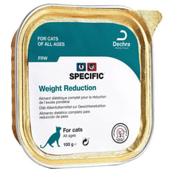 Dechra Specific FRW Weight Reduction Wet Cat Food Trays - 7 x 100g