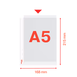 Esselte Quality Pocket A5, 30% pre-consumer recycled plastic - Additional view 4