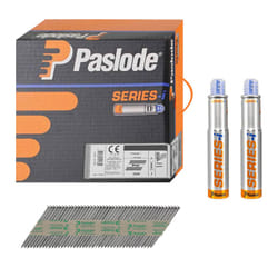 Paslode IM360Ci 3.1 x 75mm Ring Bright Framing Nails (2200 Box + 2 Fuel Cells)
