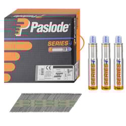 Paslode IM360Ci 2.8 x 51mm Ring Bright Framing Nails (3300 Box + 3 Fuel Cells)