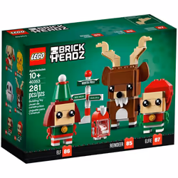 LEGO Brickheadz Reindeer, Elf and Elfie 40353