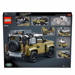 LEGO 42110 Technic Land Rover Defender Off Road 4x4 Car, Exclusive Model Advanced Building Kit, Collectable Toys Set - Additional view 8