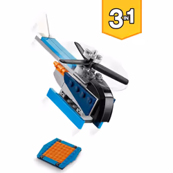 LEGO Creator 3in1 Propeller Plane Jet - Helicopter - Aeroplane 31099