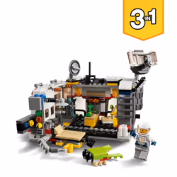 LEGO 31107 Creator 3in1 Space Rover Explorer, Base & Shuttle Flyer Building Set, Spaceship Construction Toy