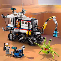 LEGO 31107 Creator 3in1 Space Rover Explorer, Base & Shuttle Flyer Building Set, Spaceship Construction Toy - Additional view 5